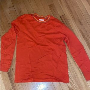 Pacsun orange long sleeve tee